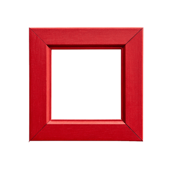 A red square frame png