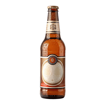 Beer bottle on transparent background png