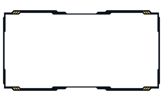gaming facecam overlay for streamer png