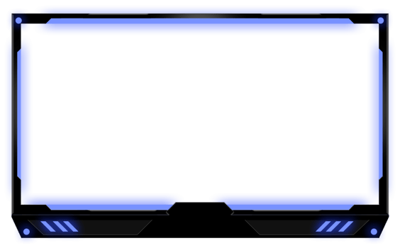 Facecam overlay for streamer and gamer png