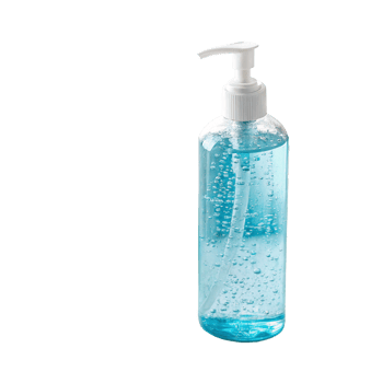 Hand sanitizer gel for hand hygiene corona virus protection. png