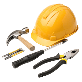 Safety first construction tools png