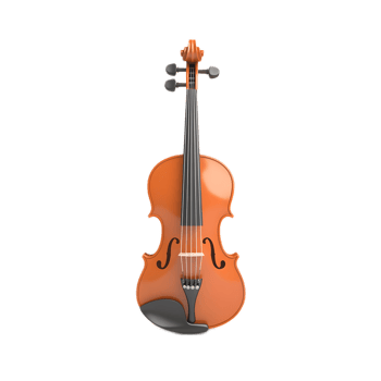 Elegant Wooden Stringed Musical Instrument Representing the Beauty of Classical Music and Performance png