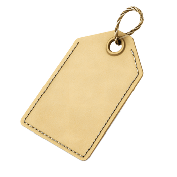 3D Rendered Price Reduction Tag Isolated on White Background png