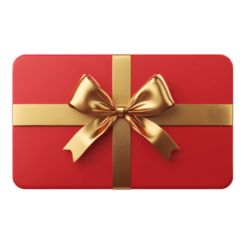 Luxurious Red and Gold Gift Box with Elegant Bow on White Background png