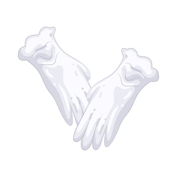 Illustration of Wedding Gloves vector