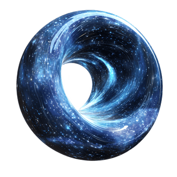 Cosmic Wormhole Luminous Portal to Otherworldly Dimensions png