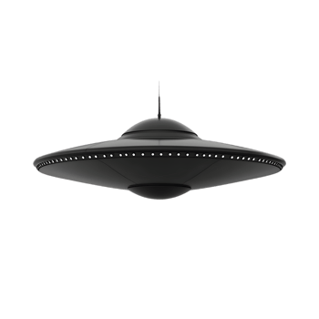 Mysterious Extraterrestrial Spacecraft in the Vast Cosmos png