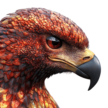Fierce Eagle In Flight Transparent Background png