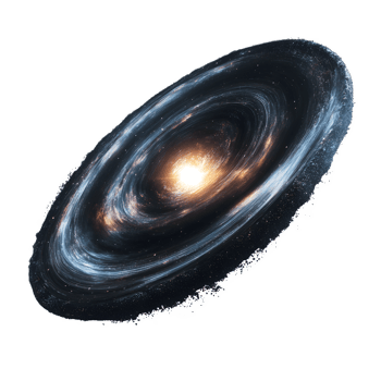 Mesmerizing Spiral Vortex of a Supermassive Black Hole with Luminous Accretion Disk in the Cosmic Abyss png