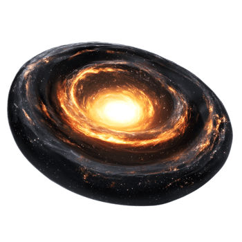 Swirling Galactic Vortex Cosmic Enigma of a Luminescent Black Hole s Accretion Disk png