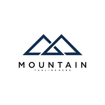 modern mountain adventure logo designs vector