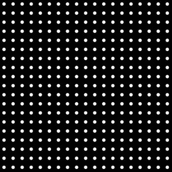 Black and White Polka Dot Pattern Design. vector