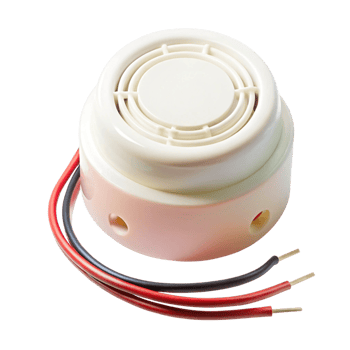 Round Electronic Alarm Buzzer for Safety and Security Applications Isolated on Transparent Background png