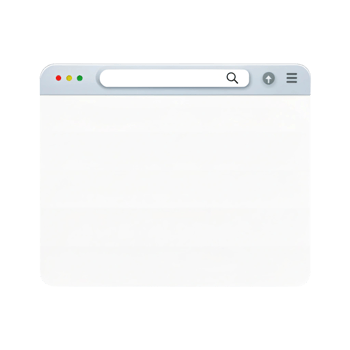Simple blank web browser interface with new tab label, minimalist representation of internet browsing and online search png