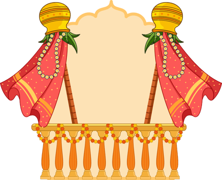house balcony decorative with toran for celebrating gudi padwa social media post design png