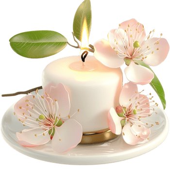 Blush in Bloom Graceful nce of Soft Pink Petals in Natures Embrace png