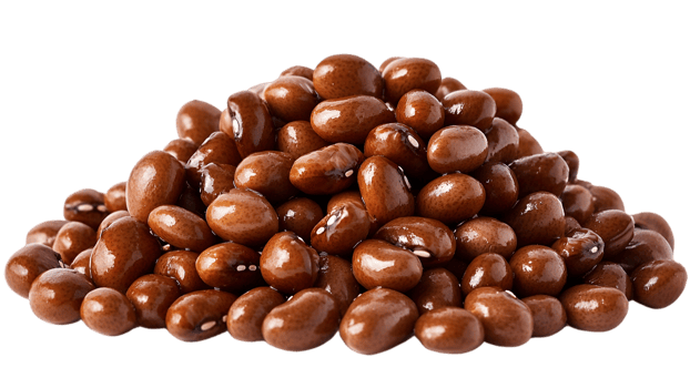 Pile Of Brown Beans On Isolated Background png