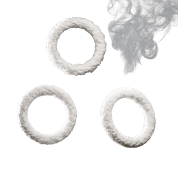 three rings of smoke are shown on a white background png