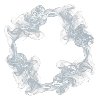 free Photo circle of smoke on a transparent background png