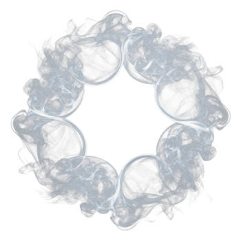 Free Photo a circle of smoke on a transparent background png