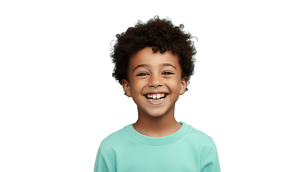 Smiling Black Boy isolated on Transparent Background. Diversity, DEIB, Equity, Inclusion, Belonging png