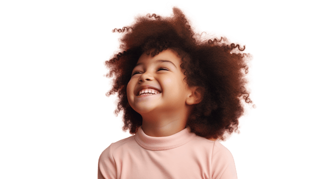 Happy Black Girl Isolated on Transparent Background. DEIB, Diversity, Equity, Inclusion, Belonging png