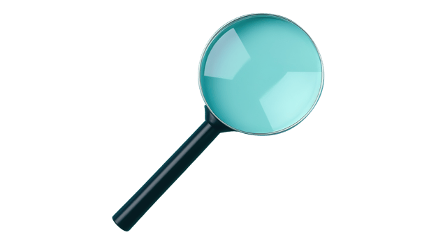 Magnifying Glass on the Transparent Background. Hiring, Searching, Zoom png
