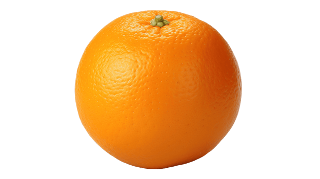 Isolated Orange on Transparent Background. Fresh, Healthy Fruit, Natural, Wellness png