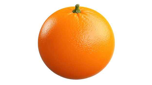 Fresh Orange Isolated at Transparent Background. Healthy, Fruit, Natural, Vitamin C png
