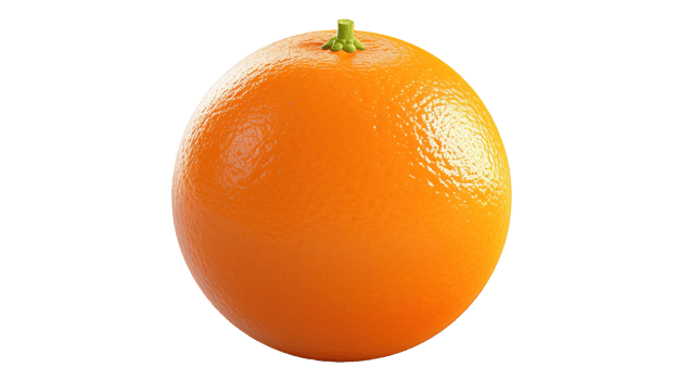 Fresh Orange Isolated on Transparent Background. Healthy, Fruit, Natural, Vitamin C png