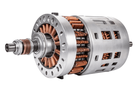 Rotor and stator of electric motor energy conversion png