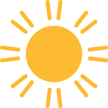 Sun icon for your web design, logo. UI. illustration png