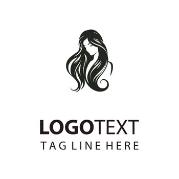 Mane Majesty Studio Woman Hair Logo vector