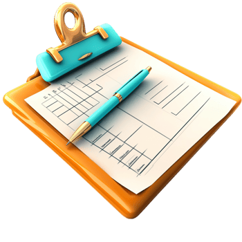 Clipboard checklist pen organizes tasks schedules efficiently ily. png