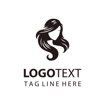 The Loft Woman Hair Logo vector