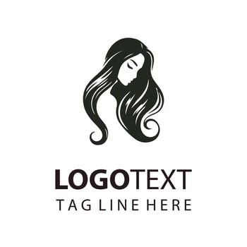 Timeless Locks Woman Hair Logo vector