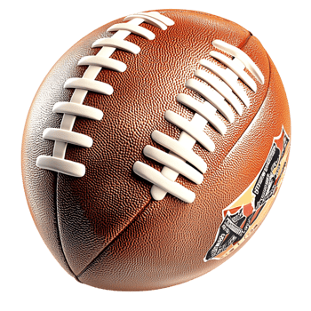 Rugged leather football laces rests ready, igniting sports, teamwork, gamey thrill. png