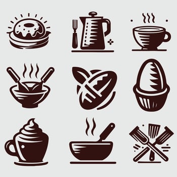 Flourish Bakery baking collection vector