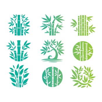Bamboo Roots Bamboo collection logo vector