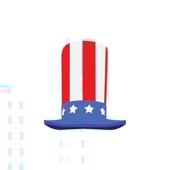 uncle sam hat illustration design vector