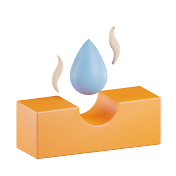 Corrosion Hazard Sign 3D Icon Illustration png