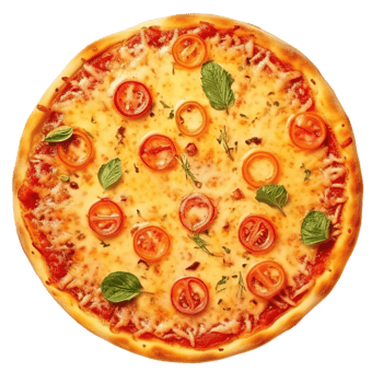 Delicious Pizza Isolated on Transparent Background png