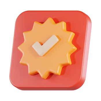 Verification Verified 3D Icon png