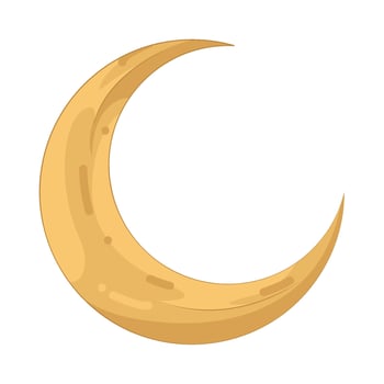 Crescent Moon illustration vector