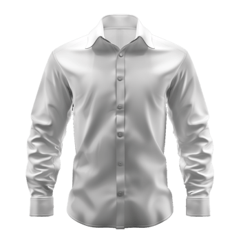 Classic Long Sleeve Dress Shirt Mockup for Men Premium Quality Blank Template png
