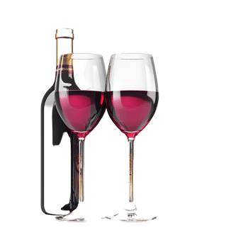 Elegant Wine Glasses Toasting On Transparent Background png