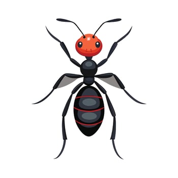 Carpenter Ants Educational Illustration for Kids vector