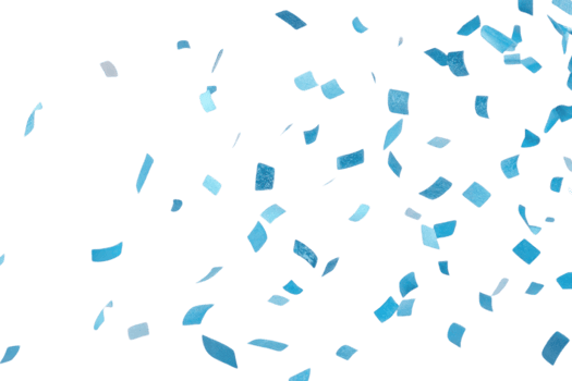 Colorful confetti adds festive touch to any celebration creating joyful atmosphere filled with excitement and happiness png
