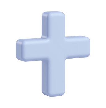 Minimalist matte pastel purple plus symbol transparent image. Healthcare industry. First aid emergency sign isolated cutout 3d render. Medical logo cut out clipart design element png